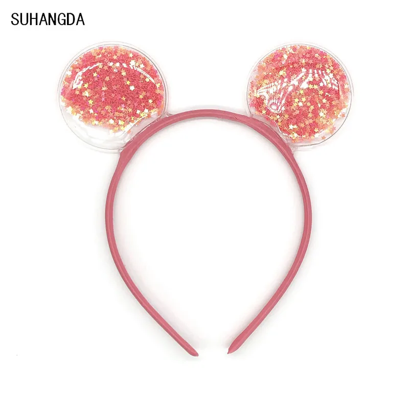 Красивая пластиковая повязка для волос с кошачьими ушками девочек головные