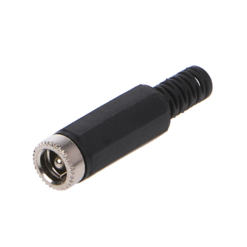 

10 Pcs 5.5x2.5mm Female DC In-Line Plug Socket Jack Connector Adapter Plastic Cover