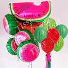 Арбуз тематические вечерние воздушные шары для торта для Гавайи летний бассейн вечерние Одежда для свадьбы, дня рождения вечерние украшения свадебные принадлежности
