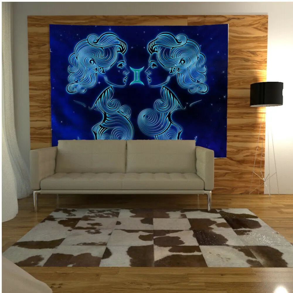 Гобелен со знаками Зодиака искусство настенный подвесной диван стол покрывало