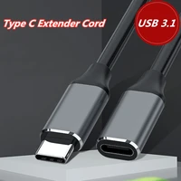 usb c extension cable thunderbolt 3 usb 3 1 type c extender cord 4k female type c cable support hd transmission quick charge