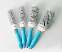 ceramic ion professional salon portable hair brush hair styling hairbrush hairdressing comb round curly hair rollers tools 1pcs