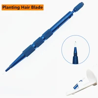 hair implant pen sapphire blade hair transplant implanter extraction planting hair tool titanium handle