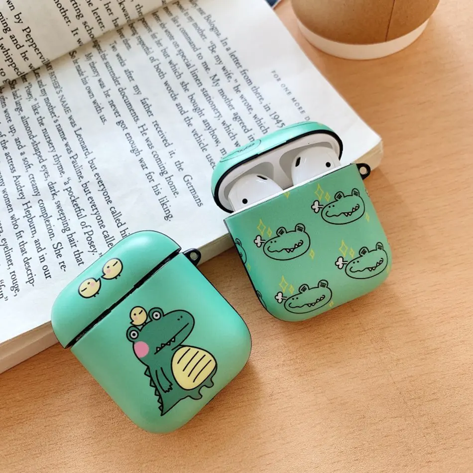 Bluetooth беспроводной Чехол для наушников для Airpods 2 чехол s Роскошный Жесткий пластиковый Чехол с русалкой для Air Pods Защитная сумка для зарядки