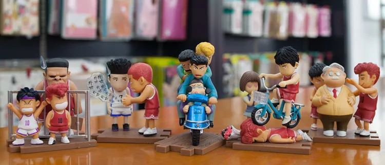 Коллекция экшн фигурок Inoue Takehiko Слэм дамк модели персонажей Mitsui Sakuragi Hisashi rakawa Kaede