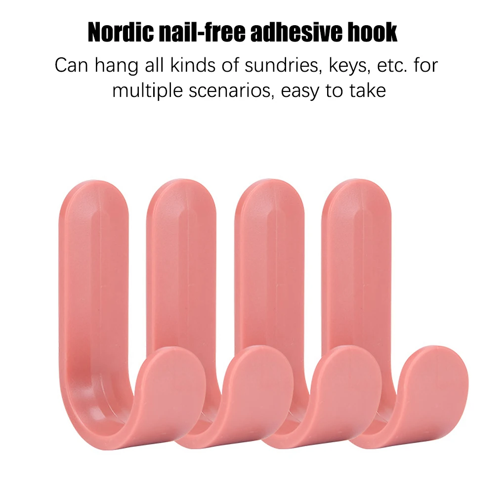 Крючки для полотенец пластиковые дверные вешалки самоклеящиеся настенные