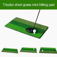 60cm mini golf grass mat high quality dutable convenient portable indoor golf practice exercise mat holder golf mat pad