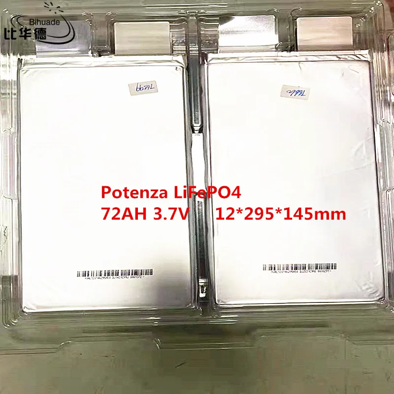 

LiFePO4 power 72AH 3.7V 12*295*145mm equipped with outdoor suitable for electric forklift, RV energy storage, on-board powe