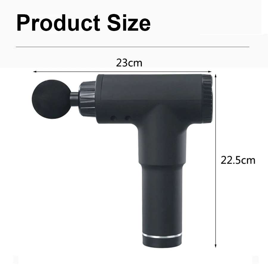 

Electric Massage Gun Muscle Relaxation Massager Vibration Sport Massager Fascial Gun Pain Relief Body Slimming Shaping Massager