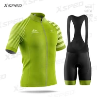 new cycling jersey set men ride clothing summer short sleeve team uniform bicycle training wear breathable tight suit quick dry