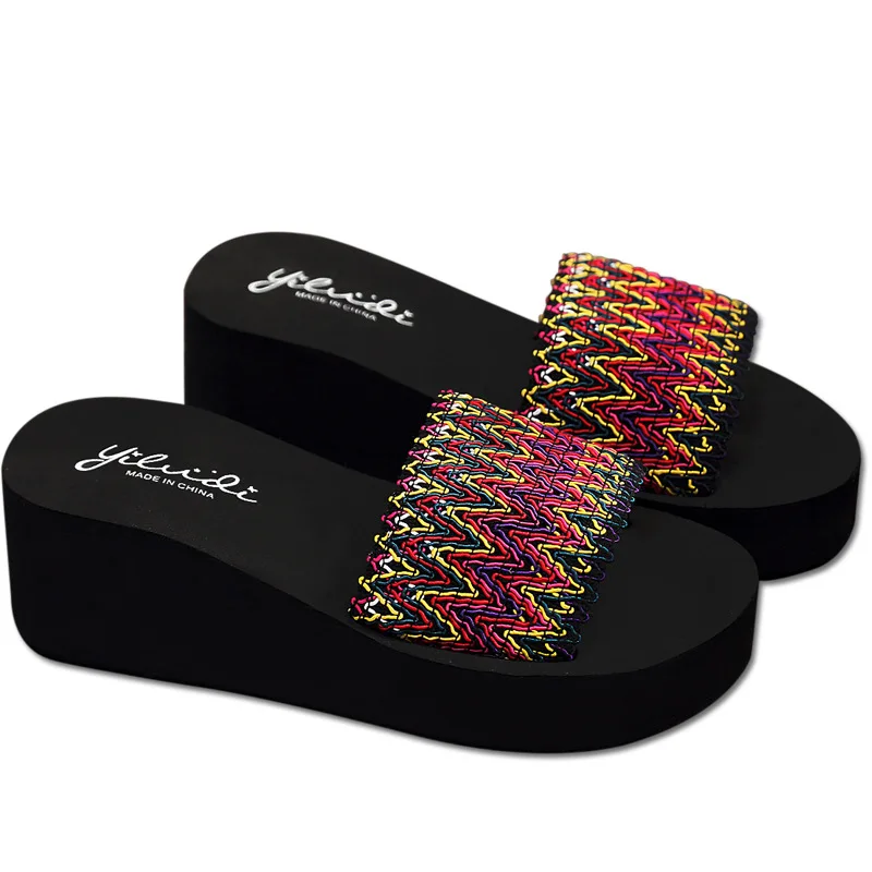 

Women's Slippers Sandals 2021 Shoes New Fashion Soft Thick-Soled Anti-Slip Ladies Indoor Outside Summer Comfort Shoes Slippers