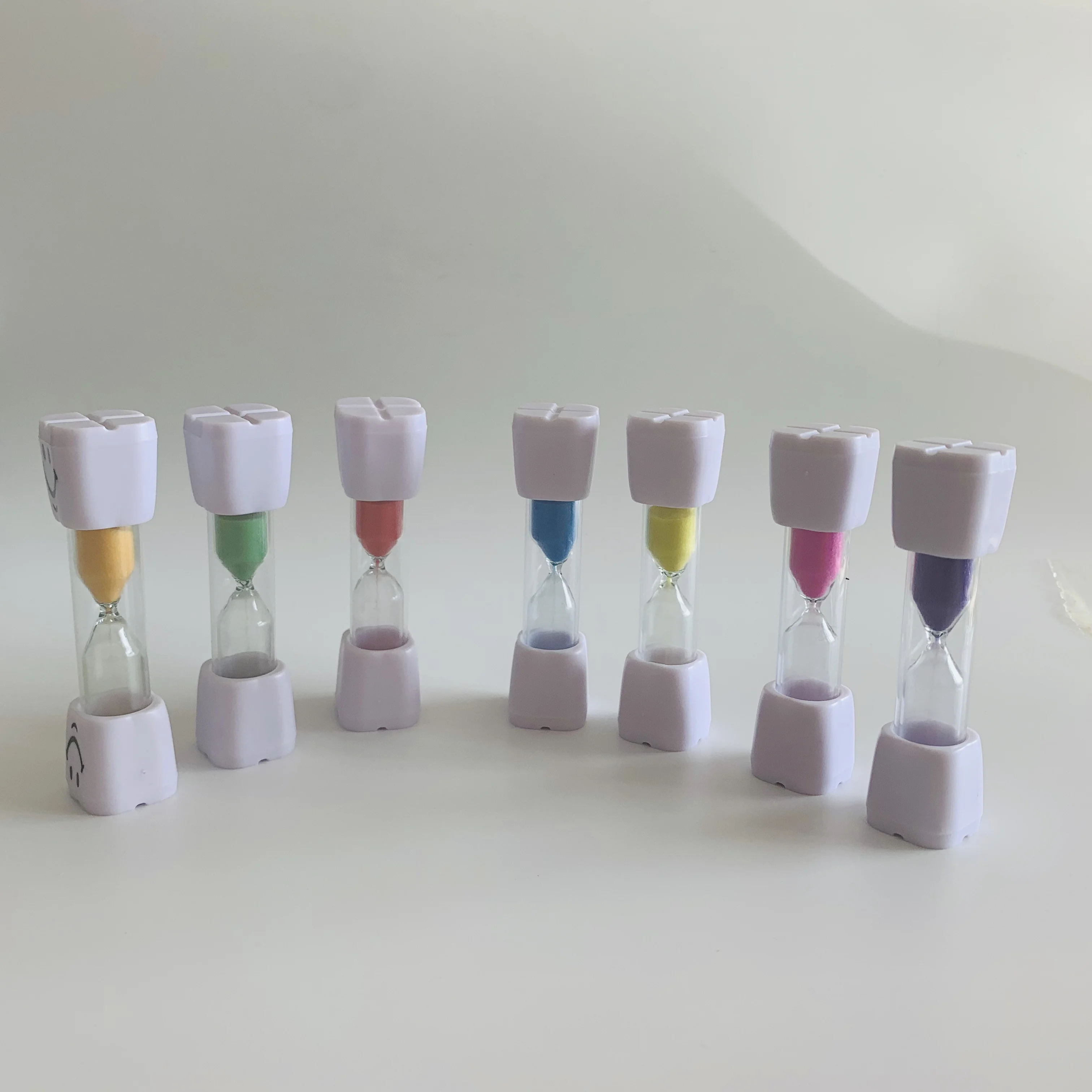 Пластиковый зуб форма песка таймер песочные часы 5 в виде песочных часов на 1