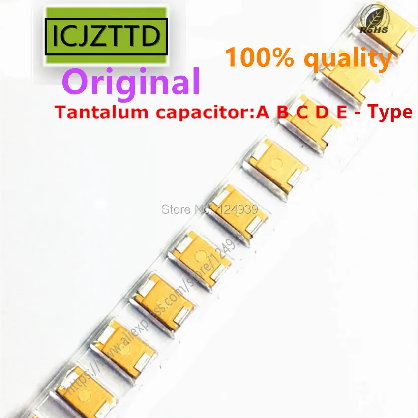 10 шт. танталовый конденсатор типа C 226 686 106 337 227 476 107 мкФ 22 47 68 uмкФ 100UF 220 330 4V 6 3 V 10V 16V