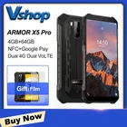 Разблокированный телефон Ulefone Armor X5 Pro, 4 Гб + 64 ГБ, 4 Гб + 64 ГБ, Android 10,0, 5,5 дюйма, две SIM-карты, LTE, 4G сеть, смартфон с NFC, распознавание лица