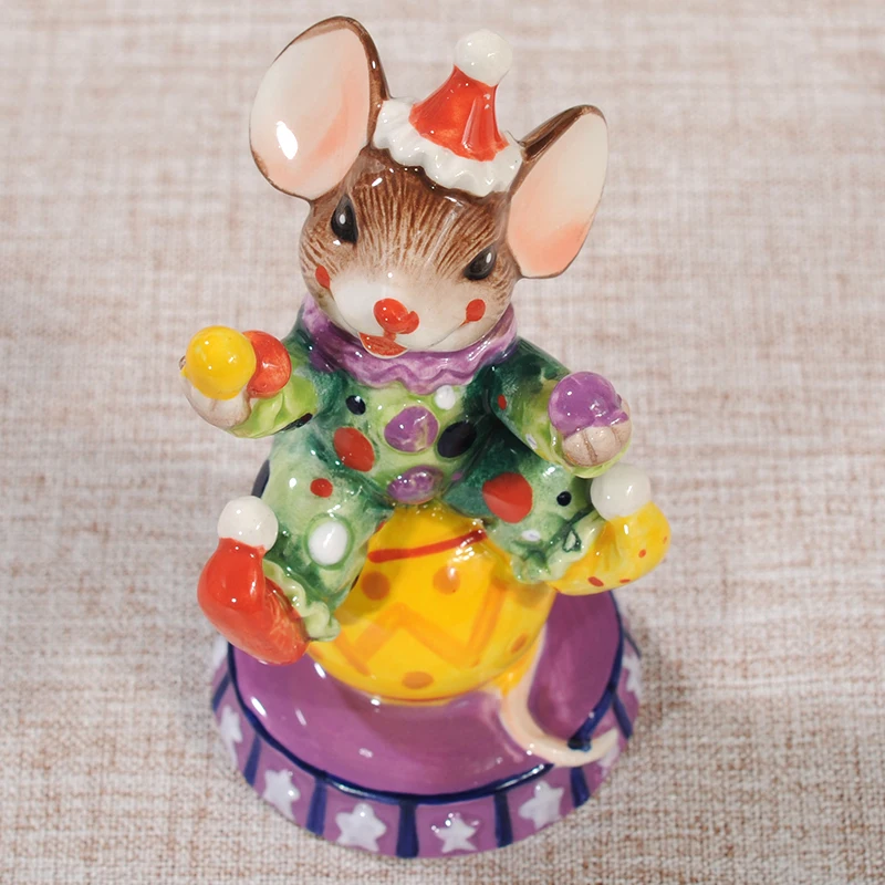 Клоун мышь керамические орнаменты украшения для дома подарки на свадьбу день