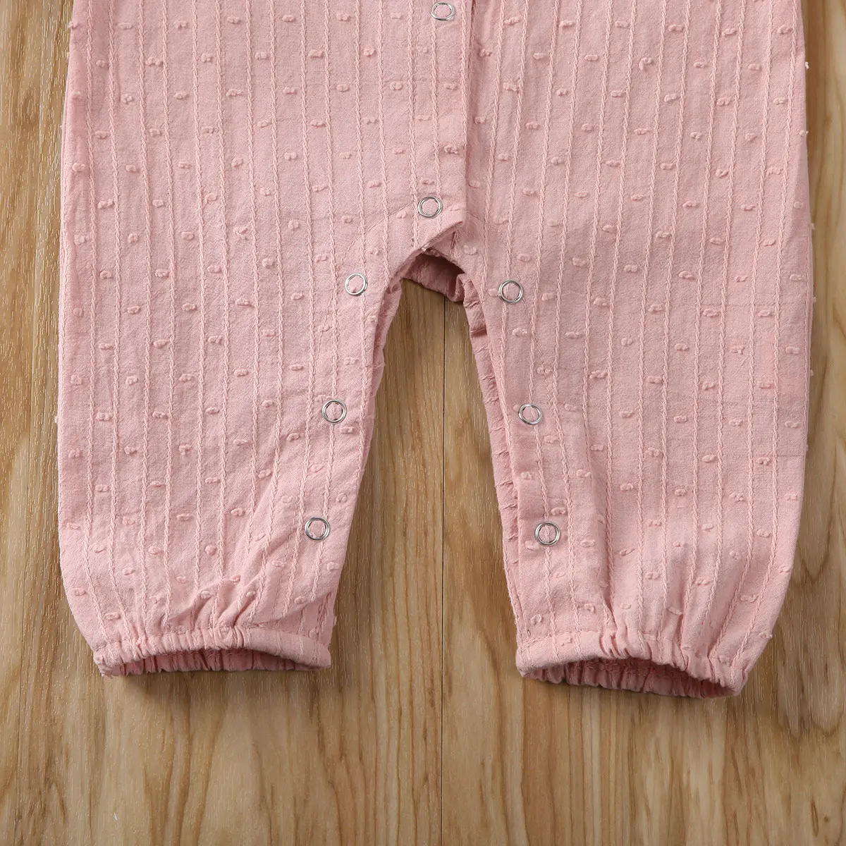 

Pudcoco Infant Baby Girl Kids Ruffle Long Sleeve Romper Tops Child Pink Cotton Jumpsuit + Headband Clothes 2PCS