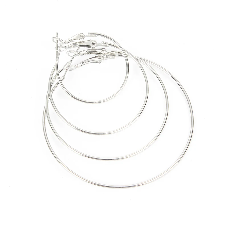 Серьги кольца LF из сплава K женские белые серьги для ушей аксессуары