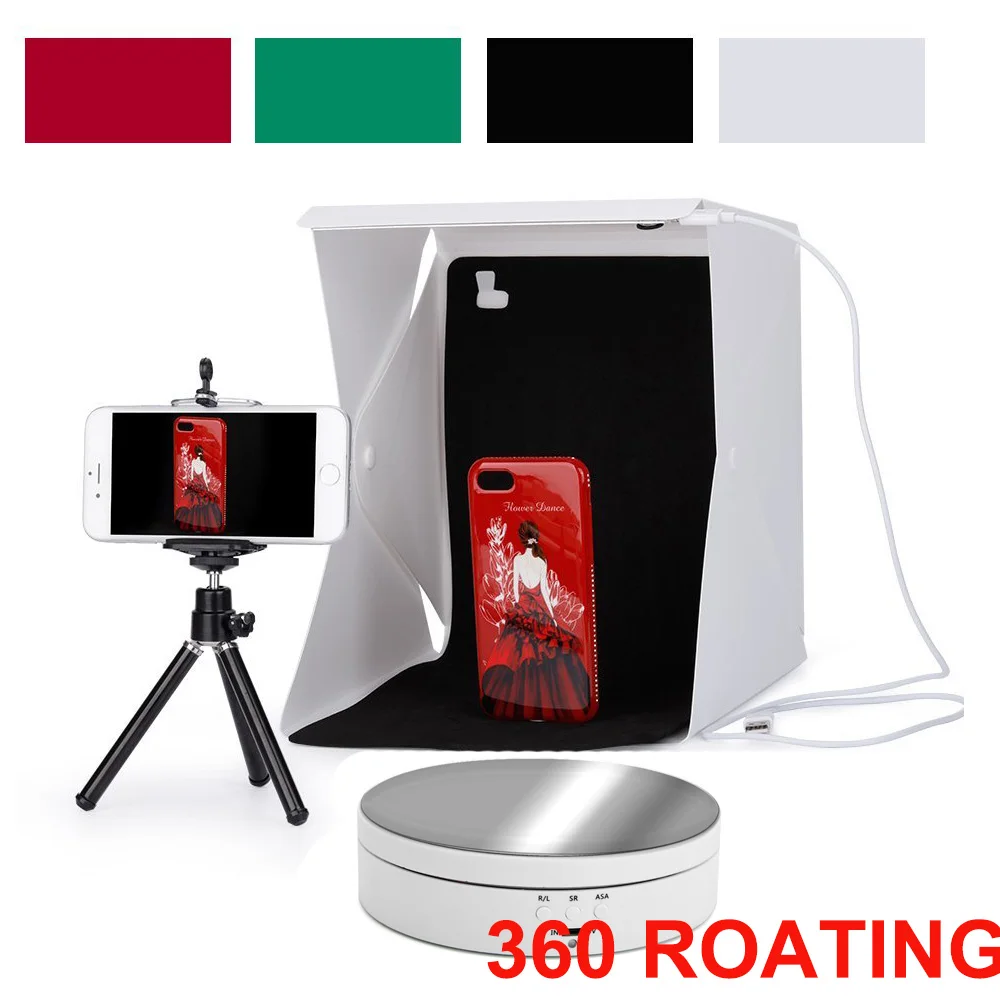 Новый светодиодный светильник 360 градусов вращающийся стол с электрическим