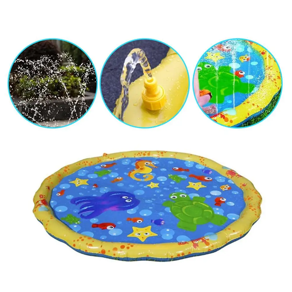 

outdoor Toys Water Mat Children's mat Summer Beach Inflatable Spray Water Cushion Outdoor Lawn Baby Play Mat Games Playmat