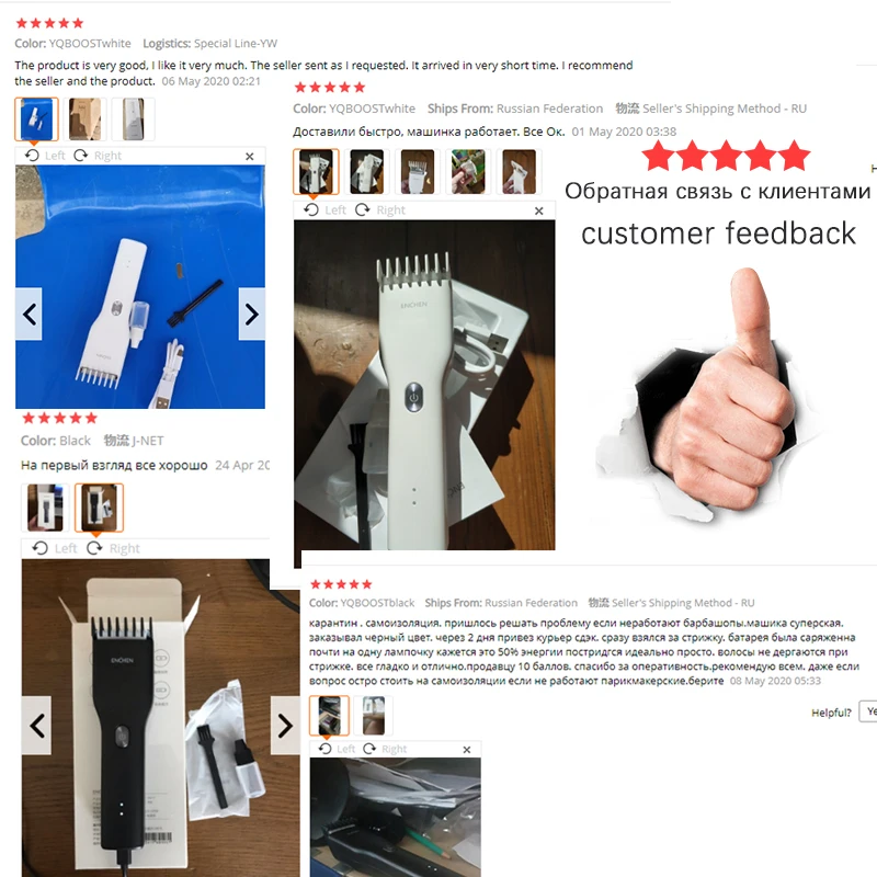 

Xiaomi Hair clipper Professional Electric hair trimmer For Men Adults Kids Cordless Rechargeable Hair Cutter electric Haircut