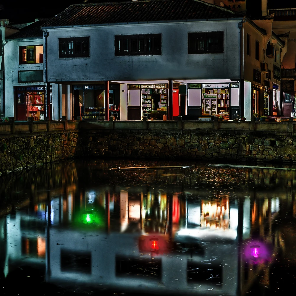 Вода дрейф лампа Плавающий Светильник Красочные Пластик светодиодный