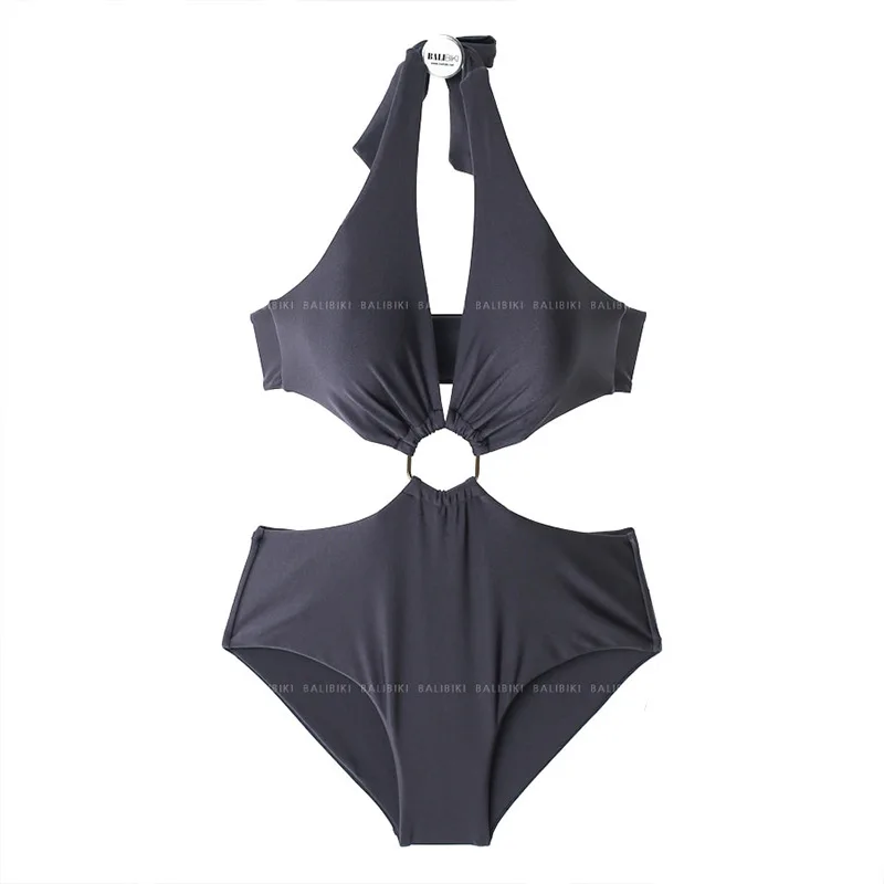 

2021 New Swimsuit Women's Conservative Belly Fashion Bikini Shows Off Thin Back beach hot spring bikini swimwear