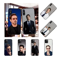 penghuwan robert downey jr soft silicone tpu phone cover for iphone 11 pro xs max 8 7 6 6s plus x 5s se xr case