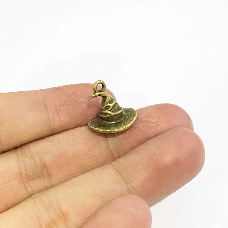 18 шт. 3D соединитель шляпы волшебника шармы для женщин ювелирные изделия сделай