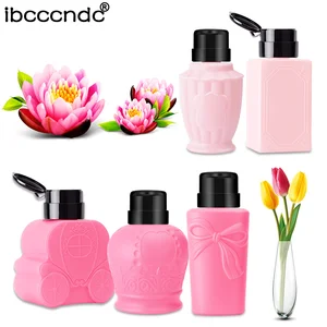 Большой емкости Пустой насос жидкий спирт диспенсер пресс для снятия лака для ногтей Очиститель Бутылка макияж многоразовый контейнер, инструменты