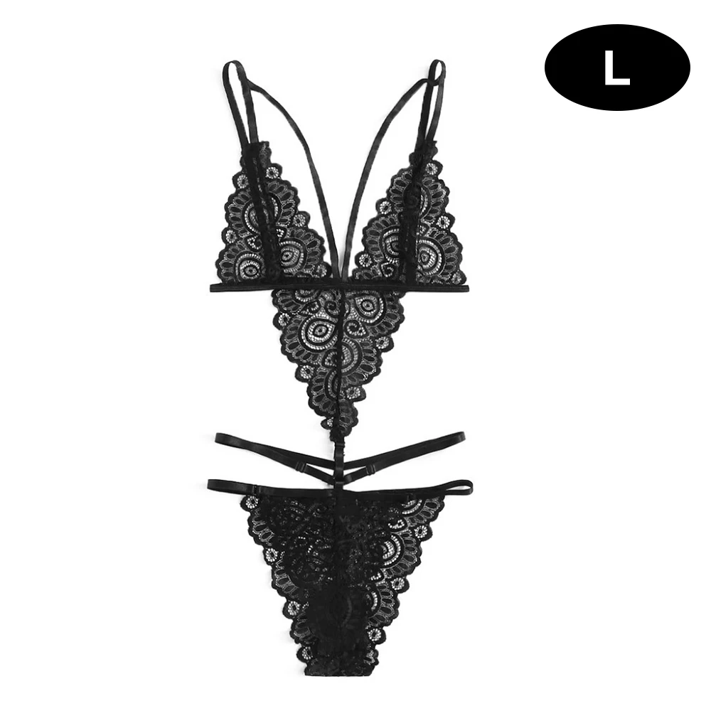 Эротическое кружевное платье Babydoll эротические костюмы с открытой спиной для