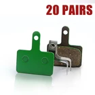 Велосипедные дисковые тормозные колодки, керамика, зеленые колодки для Shimano Deore BR-M515, для Hylex Spyre MTB велосипедные запчасти, 20 паркор.