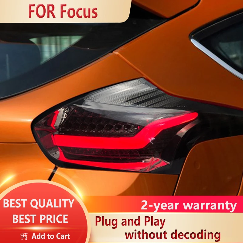 

Car Styling Tail Light For Ford Focus Taillights 2015-2017 Full LED Tail Lamp Rear Lamp DRL+Brake+Park+Signal light