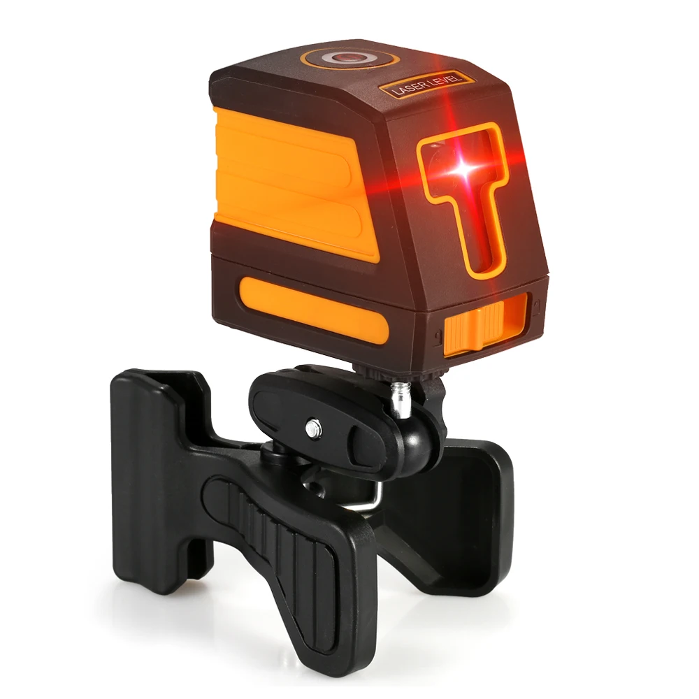 Самонивелирующийся лазерный уровень с 2 линиями красного лазера нивелир