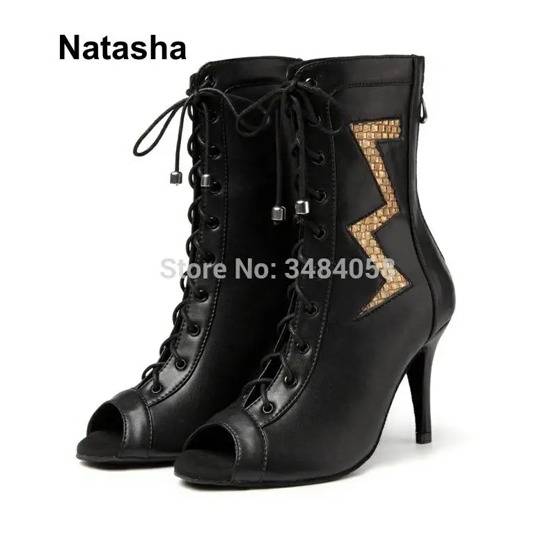 Наташа кожаные ботильоны|Обувь для танцев| |