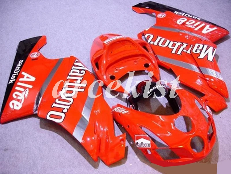 

Новый комплект обтекателей для мотоцикла ABS, подходит для Ducati 749, 999, 2003, 2004, 03, 04, 749S, 999S, красного цвета