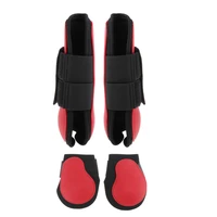 2 pairs tendon boot fetlock boots anti for training riding eventing