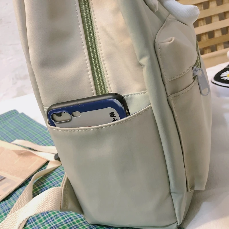 Водонепроницаемый рюкзак контрастных цветов школьная сумка из ткани Оксфорд для