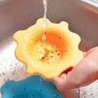 Кухонный креативный силиконовый портативный фильтр дренаж для раковины цветочного типа, слив для душа в ванной, предотвращает засорение волос