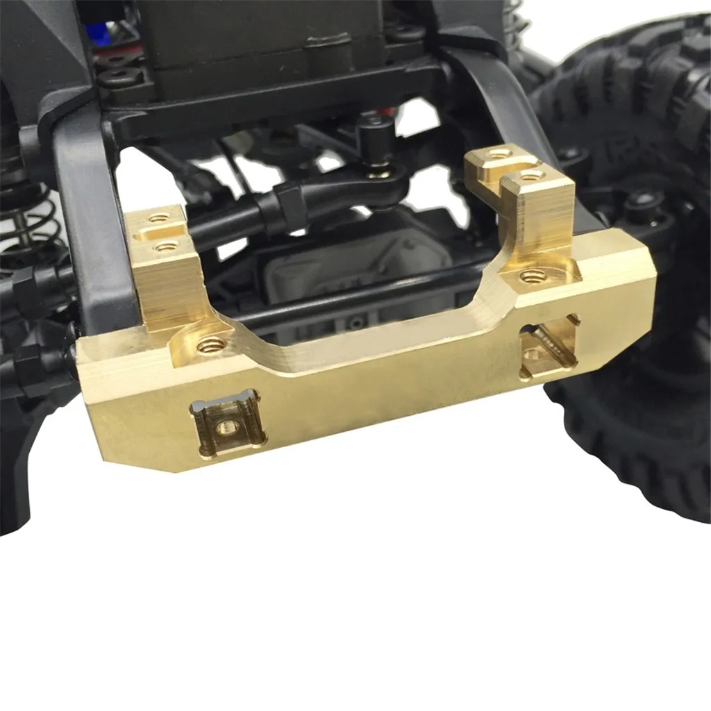 Сверхмощный латунный передний бампер с сервоприводом Для Traxxas Trx-4 1/10 Rc Crawler Car
