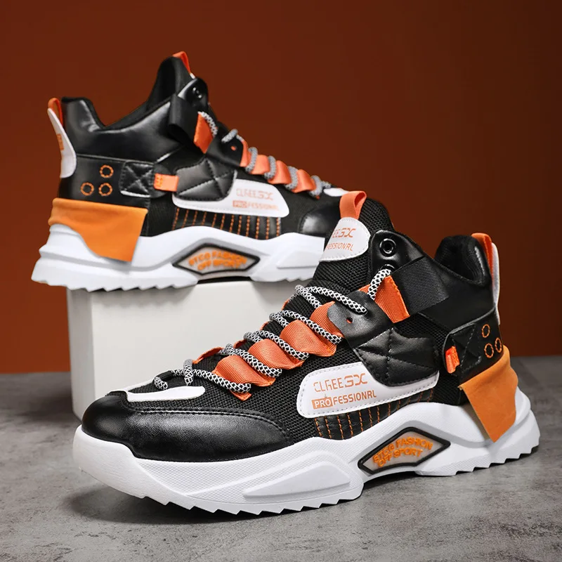 

New Mesh Casual Sneakers for Men Breathable Running Shoes Chunky Sneakers Man Jogging Walking Athletics Trainers Light Footwear