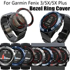 Ободок кольцо для укладки волос рамка чехол для смарт-часов Garmin Fenix 5x 5x плюс 3 3HR Smartwatch Нержавеющаясталь чехол с защитой от царапин для макрообъектива