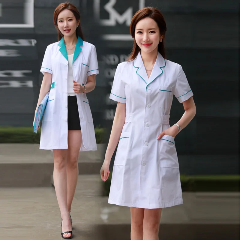 Униформа для салона красоты легкая хлопковая лабораторная с принтом животных и