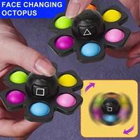 new anti stress push bubble fidget spinner wristband face changing sensory toy pops its push popete stress relief fidget toys