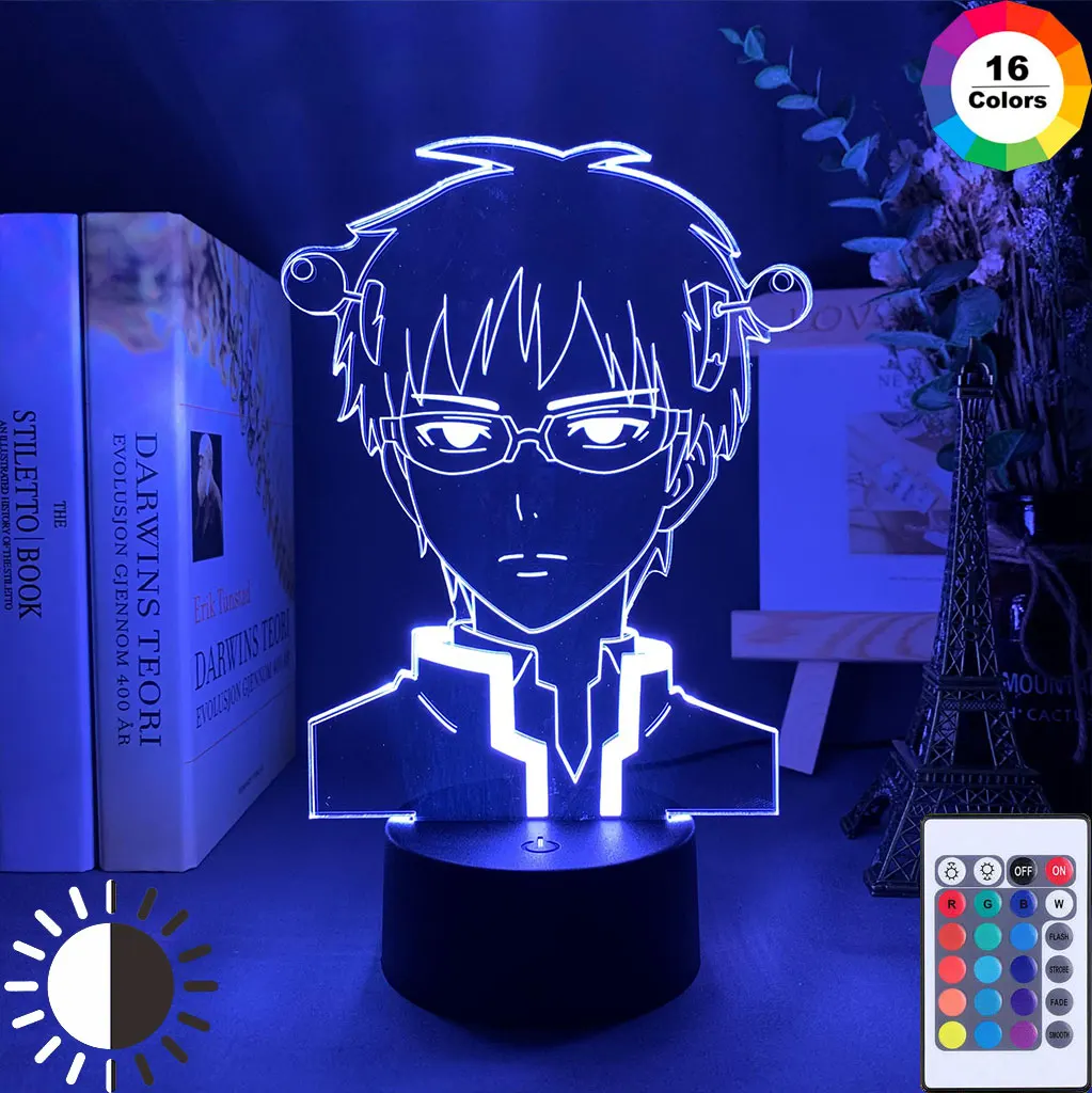 

Светодиодный ночник для спальни, украшение, Красочный ночник, Аниме подарок, 3D лампа, настольные лампы, Рождественское украшение