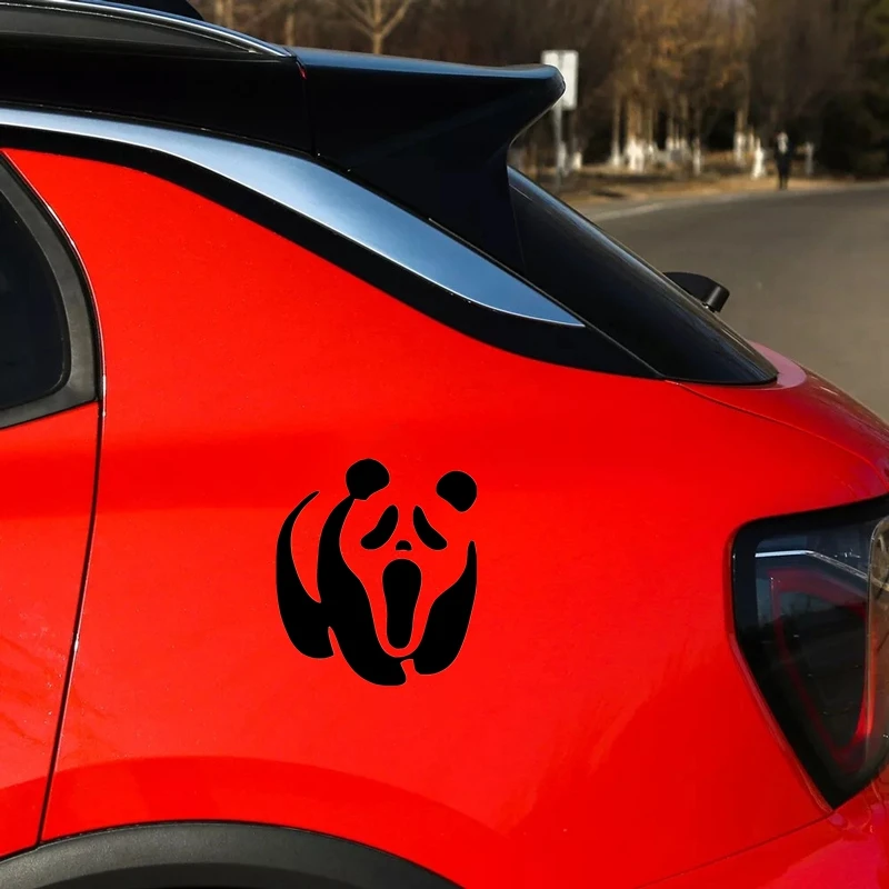 

40372# Die-Cut Vinyl Decal Panda Scream Car Sticker Waterproof Auto Decors on Car Body Bumper Rear Window