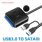 Кабель-переходник SIFREE USB 3,0 на SATA, кабель-конвертер USB3.0 для жестких дисков Samsung Seagate WD 2,5 3,5 HDD SSD