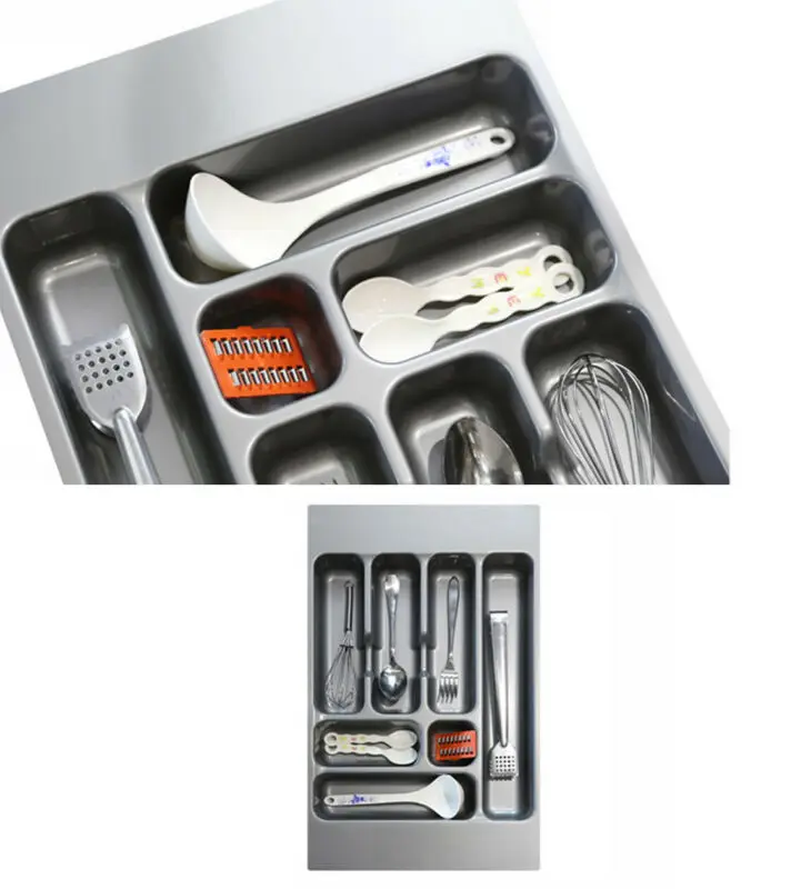 Органайзер для кухонных ящиков лоток столовых приборов ложек органайзер