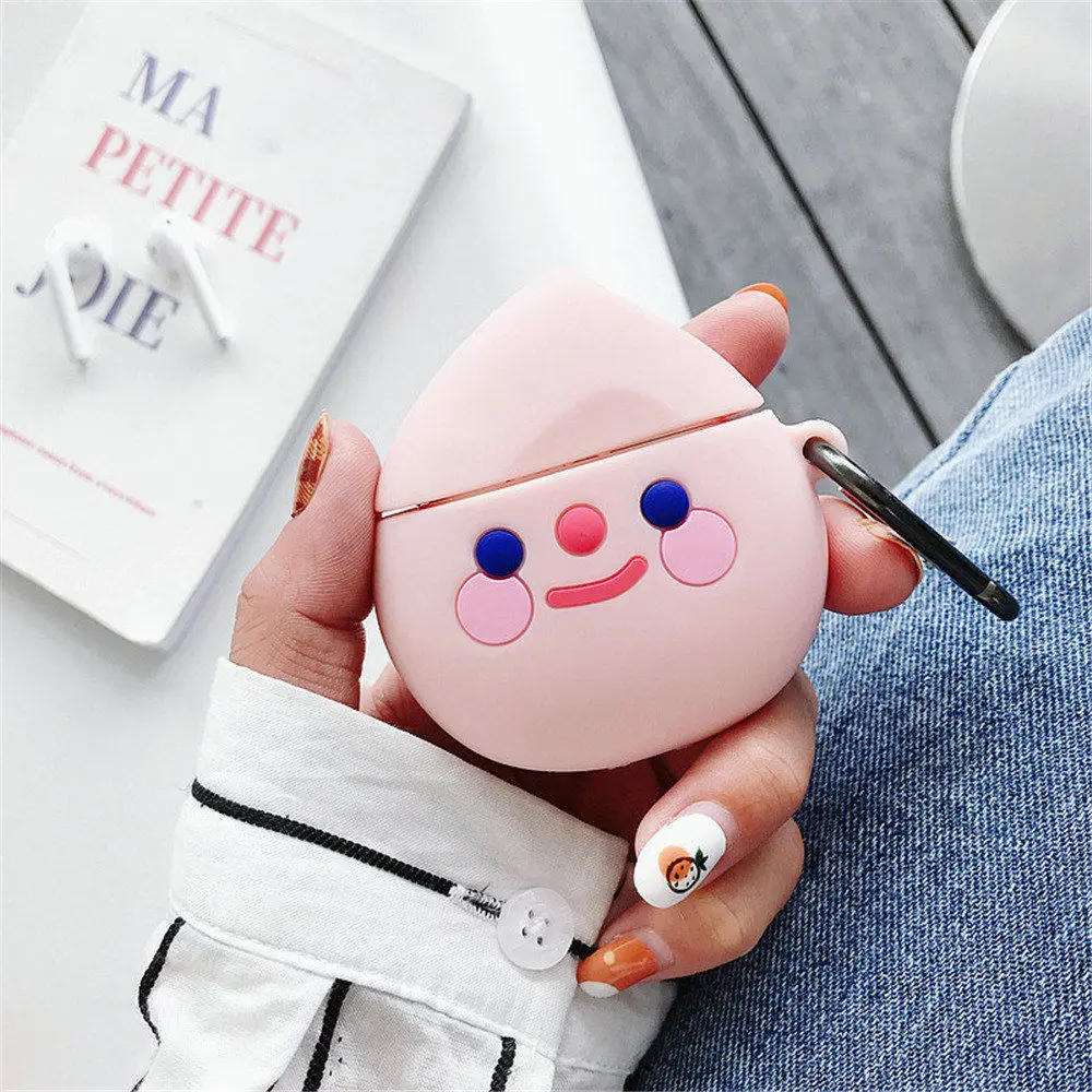 Q UNCLE картонная коробка для Apple Airpods силиконовая портативная ударостойкая гарнитура сумки красивый 3D узор чехол для наушников Airpod2