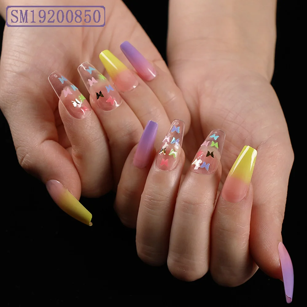 Матовые матовые накладные ногти цвета хаки 24 шт. на шпильке темно синего с острым