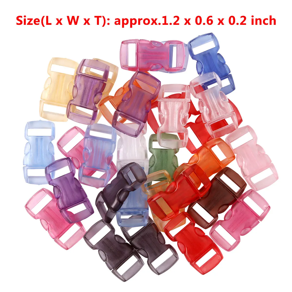 Пластиковая Боковая Пряжка для рюкзака ремешок Паракорд браслет собачий ошейник